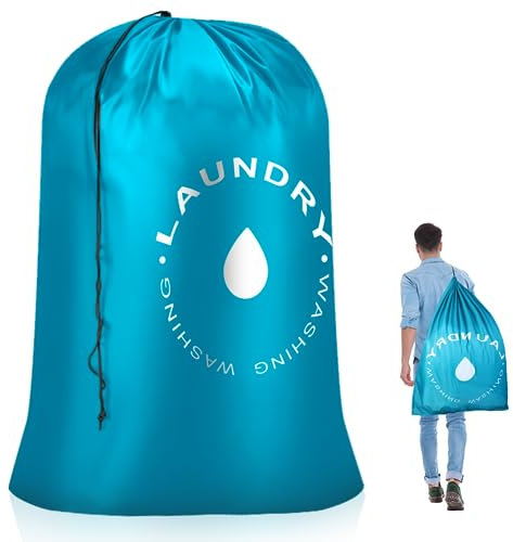 AiQInu Wäschebeutel Schmutzwäsche, Wäschesack Reise, Schmutzwäschebeutel Reise, Wäschebeutel Reise, Travel Laundry Bag, Wäscheraum für Schlafzimmer, Reisen, Hotel 60 x 85cm