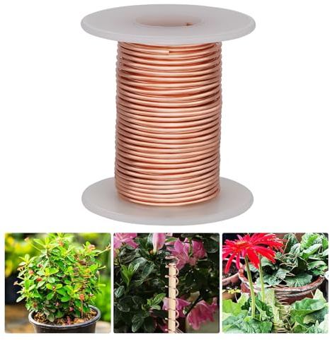 Fil de cuivre pur, pour jardin électrique, fabrication de bijoux, calibre 16 (1,3 mm), 10 m