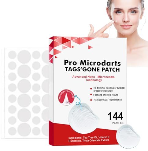 Microdart Pimple Patches,Invisible Spot Patches for Face Dots,Spot Treatment with Tea Tree & Calendula, Pimple Patch Salicylic Acid for All Skin Types, Dark Spot Remover for Face,144PCS (1 Box)