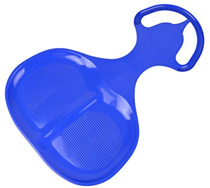 MARMAT Schneerutscher für Kinder Schneeflitzer Poporutscher Rutschteller Wintersport (Blau)