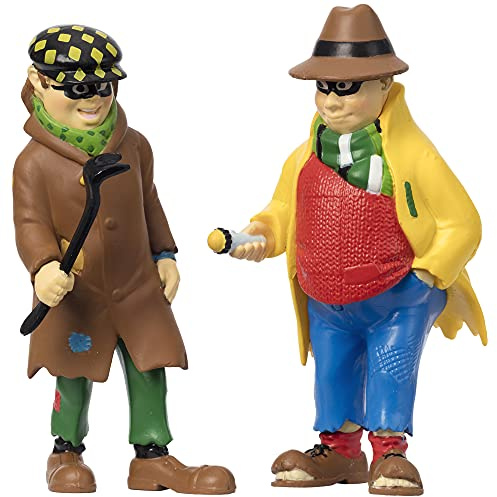 Pippi Langstrumpf Mini Puppenhaus Figuren – Kunststoff Puppenhaus Zubehör Figuren für Mädchen und Jungen – Alter 3+, Größe 10 cm