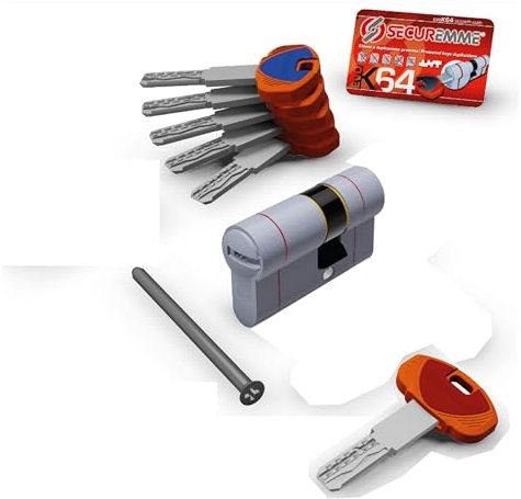 Mezzo Cilindro europeo di altissima sicurezza EVO K64 misura 30-10 (mm)