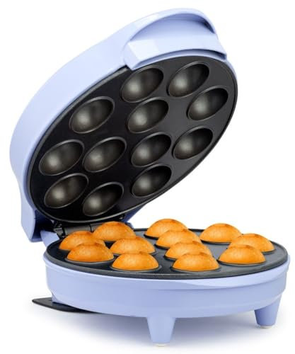 Holstein Housewares HH-09037023L Cake Pop Maker Cupcake, Stainless Steel, Lavender