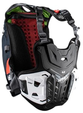 Leatt Pettorina protettiva Moto 4.5 Hydra con sacca idrica da 2 litri inclusa