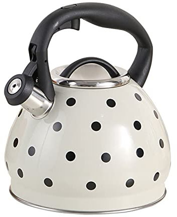 Tea Kettle Cute and Cheap, Whistling Teakettls, Modern Stainless Steel Whistling Tea Pot for Stovetop with Cool Grip Ergonomic Handle