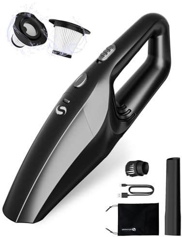 SERVOMASTER Handheld Vacuum Cleaner Cordless, Mini Portable Hand Held Vacuum Cleaner, Vacuum