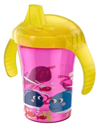 Baby-Schnabeltasse | Trinkbecher für Kleinkinder | Silikon-Lernbecher Baby | Schnabelflaschen zum Füttern von Kindern mit auslaufsicherem Deckel, perfekt für den einfachen und reibungslosen Übergang z