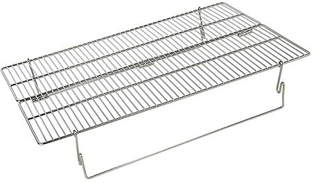 UPKOCH Parrilla De Campamento Cocinando Plegable Cámping Carbón Largo Exterior Rejilla De La Parrilla Del Campamento Plancha Rallar Silver Acero Inoxidable