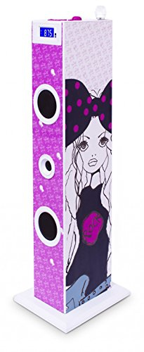 BigBen Sound Tower TW5 Rock inkl. Mikrofon, USB-Anschluss und Fernbedienung