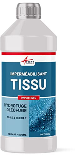 Imper Tissu, impermeabilizzante per tessuti tessili, anti macchia, protezione per ombrelloni, tende, moquette, tappeti, tende e tovaglie
