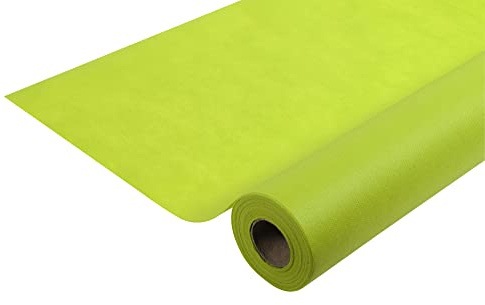 Pronappe Tischdecke R785031I Einweg-Tischdecke aus Spunbond-Vlies Länge 50m Breite 1,20m (pro Rolle) Farbe Kiwigrün Reißfestes, wasserabweisendes und abwischbares Gewebe