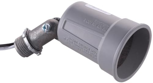 BELL Hubbell 5606-0 Lampholder, Gray, 1 Count (Pack of 1)