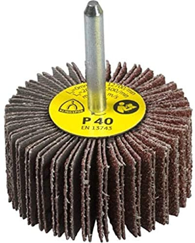 Klingspor 12794 - Kleiner Schleifmopp für Edelstahl und Metalle - MS|KM613|LS309X|150|S|30X5X6 - Inhalt: 10 Stück