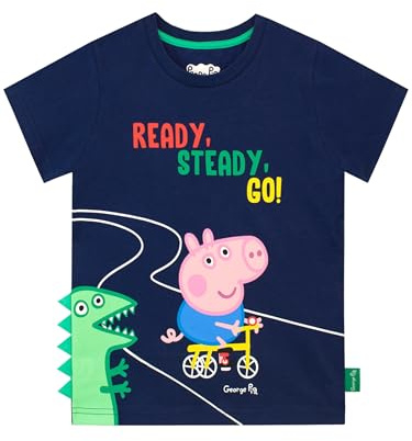 Peppa Pig - T-Shirt - George Pig - Garçon - 7 a 8 Ans