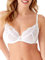 Gossard Women's Superboost Lace Non-Padded Plunge Bra, White (White), 36DD