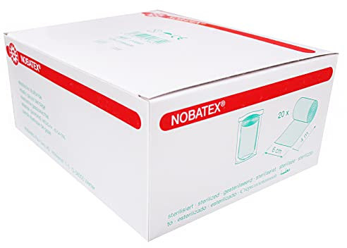 Nobatex in Folie elastische Mullbinden 20 Stück von Nobamed (6 cm x 4 m)