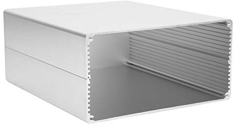 Scatola Progettazione Elettronica DIY in Alluminio Tipo Split Argento Opaco 80x160x180mm - Box Progettazione Fai-da-te