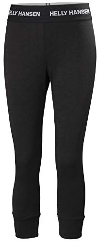Helly Hansen Damen W Lifa Merino Midw 3/4 Pant, Schwarz, L