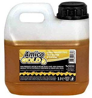 Sabart Olio Protettivo Amico Gold per Catena da Motosega 1 Lt
