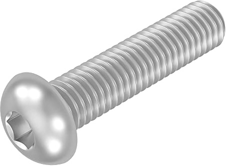 SECCARO Viti a testa piatta, M8 x 35 mm, in acciaio inox V2A VA A2, ISO 7380, esagonali, 20 pezzi