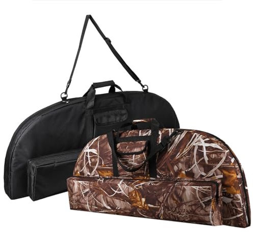 Yuehuamech Bogenschießen Compound Bow Rucksack mehrere Taschen Portable Holdall Carry Pouch große Kapazität Durable Storing Bow Case Carrier Holder Case für Outdoor-Jagd Schießen Training