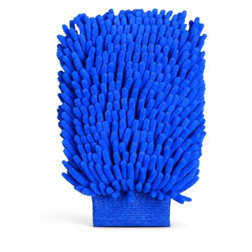 Car Wash Mitt,Double Sided Microfiber Car Wash Mitts,Super Absorbent Wash Gloves for Car Cleaning, Car Wash Cleaning Towels Brush, Scratch Guard Car Microfibre Cloth H5XCST