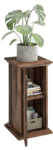 FMD Möbel Columna Decorativa, Tableros de partículas, ca. 30 x 30 x 57,9 cm