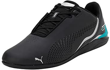 PUMA Unisex Mapf1 Drift Cat Decima Sneaker, Black White Spectra Green, 44.5 EU