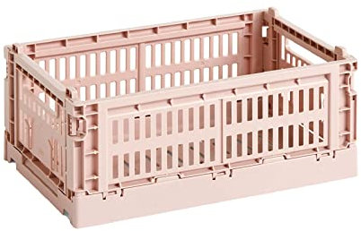 Hay Colour Crate 541438 - Caja de transporte (tamaño S, polipropileno reciclado, 26,5 x 17 x 10,5 cm), color rojo