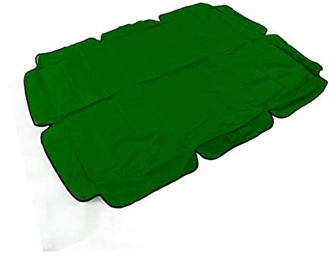JEOZBM Reemplazo de la Parte Superior del Toldo Abatible, 65 X 45 Pulgadas, Toldo de Repuesto para Asiento de Columpio Al Aire Libre, Cubierta Superior Abatible Impermeable(164cm-Verde Oscuro)