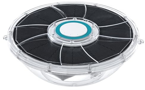 Bestway 58849 Fontana solare con LED FloatBright, nero