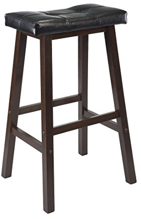 Winsome Mona Stool, 29, Antique Walnut
