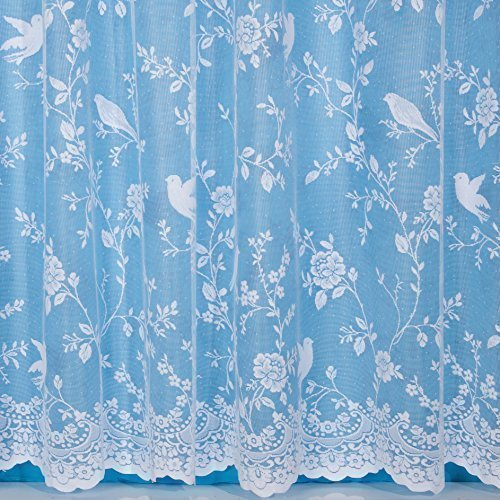 John Aird Robyn Design Net Curtain - Width Sold By The Metre (Drop: 54 / 137cm)