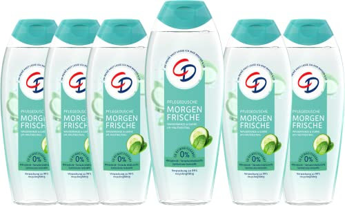 CD Duschgel 'Morgenfrische', Waschgel für belebende Frische, bei empfindlicher Haut geeignet, pH-hautneutral, vegane Körperpflege, 6 x 250 ml, 1.5 l