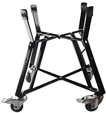 Dracarys Rolling Cart for Big Green Egg Accessories Rolling Nest with Heavy Duty Locking Caster Wheels Powder Coated Steel Rolling Outdoor Cart for Large Big Green Egg Kamado Joe Grill Stand