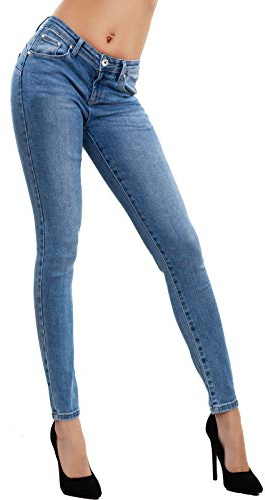 Toocool - Jeans Donna Pantaloni Skinny Slim Elasticizzati Push up Aderenti Nuovi M5780 [XL,BH6075 Jeans Chiaro]