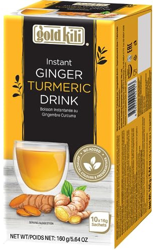 Gold Kili - Instant Ingwer Kurkuma Getränk - (1 X 10 X 16 GR)