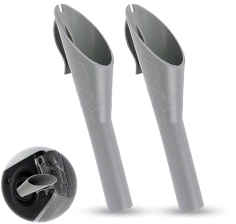 2 Stück Einfülltrichter, Trichter Öl Universal Einfüllstutzen Kraftstofftrichter Diesel Öltrichter Dieselkraftstofftrichter für Benzin Auto Kfz Dieselkraftstoff Ford Kraftstoff Capless