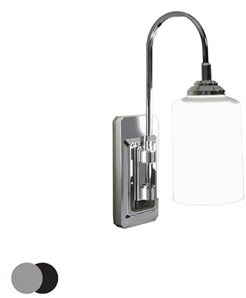 Venteo Applique Murale sans fil SMART SCONCE Couleur noir ou argenté - Lampe de chevet - Réglable à 180-100 Lumens - 9 modes d'éclairage - Télécommande de contrôle - Pour chambre et salon -
