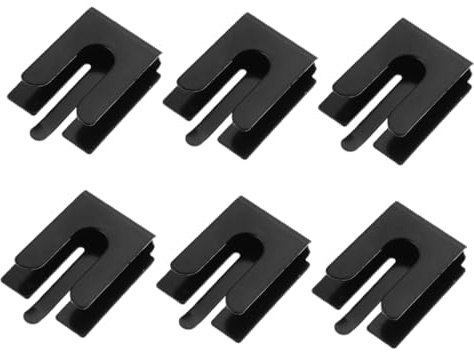 DOITOOL 6 Pièces Support pour Microphone de Voiture Support de Suspension pour Radio CB Accessoires de Communication pour Voitures Bureaux et de Classe