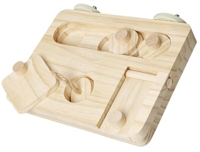 Limtula Jouet De Puzzle D'enrichissement des Perroquets en Bois Combinant Le Défi Recherche Nourriture Et Les Caractéristiques 'Exercice pour Les Décors Cage À Oiseaux Accessoires