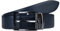 LLoyd Herren Leder Gürtel Wendegürtel bombiert schwarz - blau kürzbar 35mm Ledergürtel , Schwarz/Blau , 100