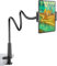 FATE TO FATE Gooseneck Tablet Holder Cell Phone Holder, Universal 360° Flexible Tablet Stand, Lazy Arm Stand Clamp Mount Bracket Bed for iPad Mini/Air, Samsung Galaxy Tab and 4.0-10.5 Devices(Black)