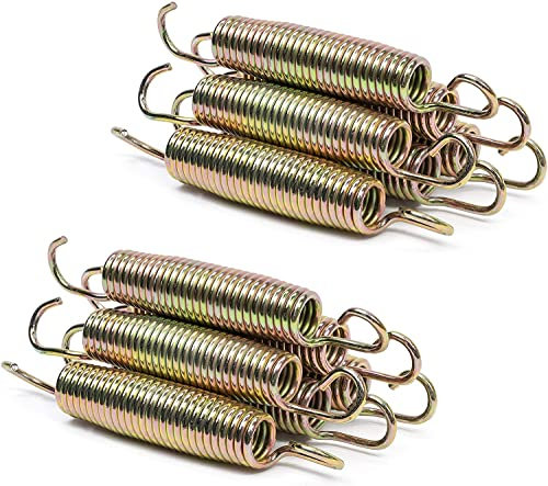KIDUKU Trampolin Ersatzfedern 12 Stück | Länge 145mm für Ø240 244 305 366 bis 427cm