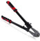 SPEEDWOX Coupe-boulons robuste de 35,6 cm pour couper des clôtures à maillons de chaîne, des fils d'acier, des chaînes, des vis, des rivets et des petits cadenas, coupe-boulons à double action