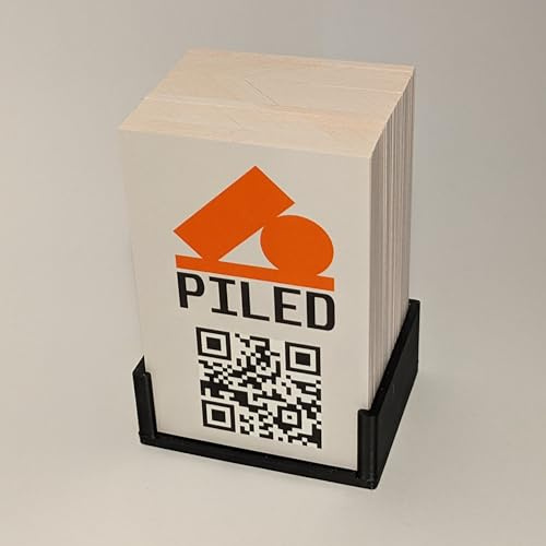 Vertical Portrait Business Card holder box display stand