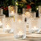 Ligtmor Paquete de 12 vasos transparentes para velas de té, portavelas de vidrio con patrón de puntos en relieve, candelabros vintage románticos, vasos transparentes para velas de té, decoración de es