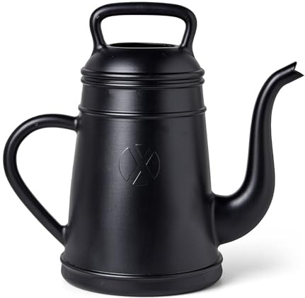 Xala - Regadera Lungo 12L - 46x26x43 - Negro - para Uso en Interiores y Exteriores - Resistente a roturas - Ligero