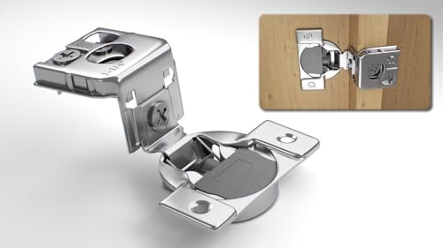 Berta, 2-Pack 1-1/4 Overlay 105° Soft Close Face Frame Cabinet Hinges