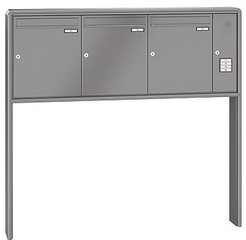 RENZ / RS2000 / 3 buzón independiente con campo de voz, color RAL, volumen 23 L, para empotrar en hormigón/tu buzón